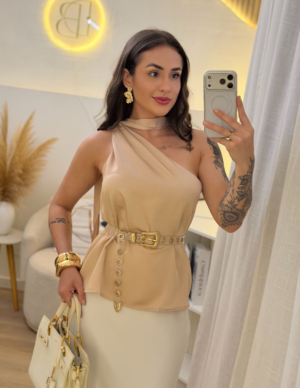 Blusa Aurora em Cetim